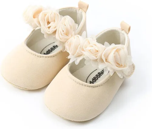 Vista 3 de LAFEGEN Zapatos planos Mary Jane para bebé, suela suave, antideslizante, con lazo, para boda, escuela, zapatos de vestir para niñas pequeñas