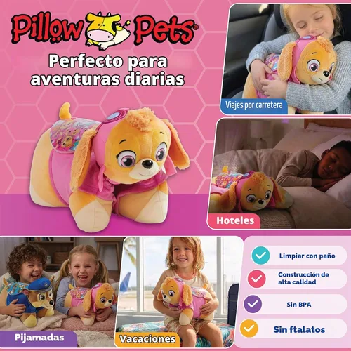 Vista 3 de Pillow Pets Nickelodeon Paw Patrol Skye, 11" Sleeptime Lite