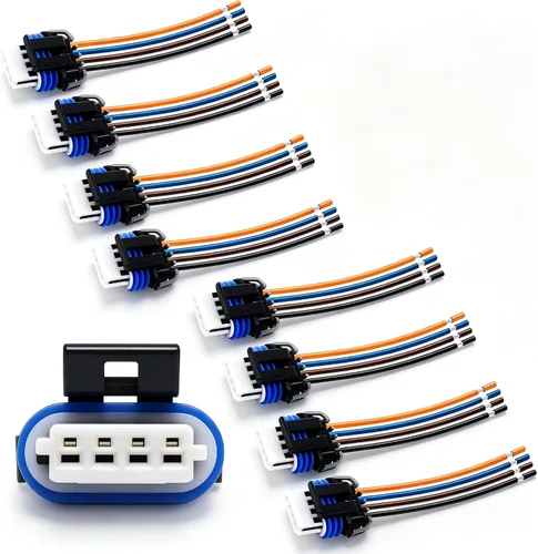 Vista 18 de HiSport Conector de bobina de encendido Conector Pigtail Plug 6 Pcs Compatible con Mazda Lexus Toyota Supra 1JZ 2JZ