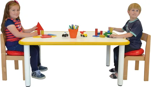 Vista 3 de Gymnic disco o asiento para niños Asiento inflable, color rojo.