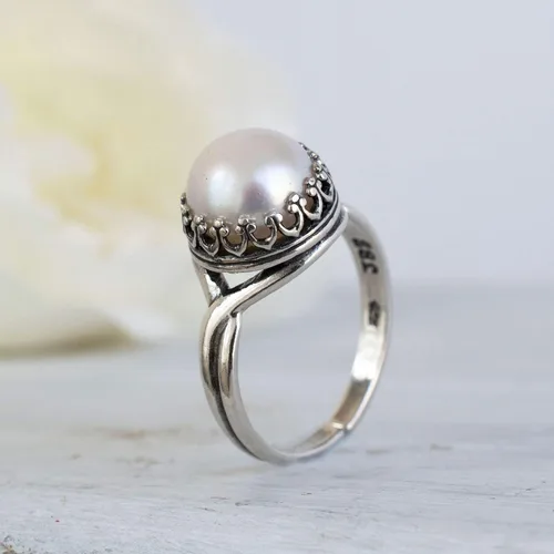 Vista 14 de 925 Sterling Silver Gemstone Rings for Women - Anniversary Rings for Women - Sterling Silver Rings for Women - Dainty Sterling Silver Rings
