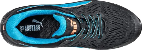 Vista 4 de PUMA Safety Define - Zapatos de trabajo bajos negros para mujer, punta compuesta, antideslizantes, SD