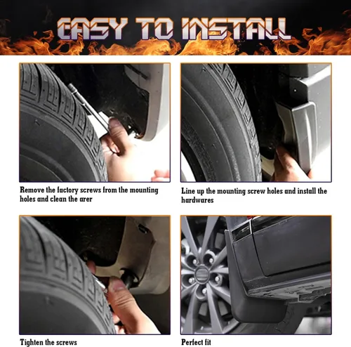 Vista 7 de x xotic tech 4 piezas de aletas para parachoques delantero y trasero para coche compatibles con Mazda CX-30 CX30 2020 2021 2022 2023 2024 2025