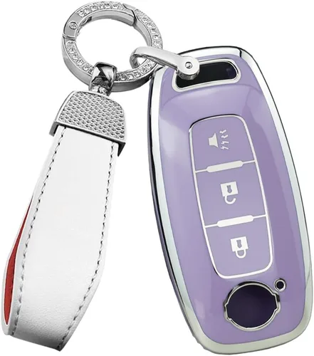 Vista 8 de ontto Funda de llave de 3 botones para Nissan Rogue 2023 Inteligent Smart Remote Key Fob Cover Anti-arañazos