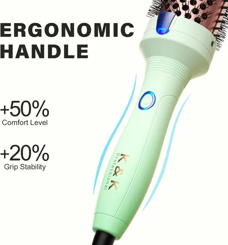 Vista 13 de K&K Cepillo eléctrico para el cabello, fácil de crear un aspecto de soplado