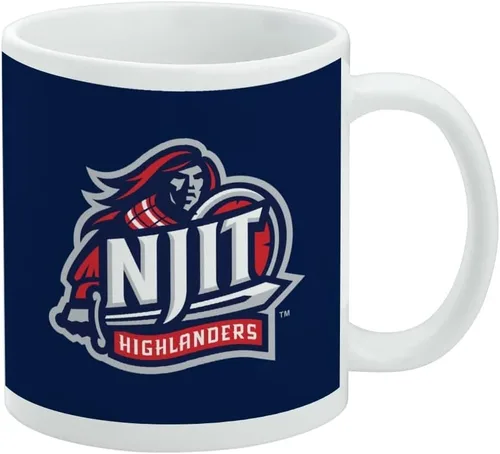 Vista 123 de Taza de cerámica con el logotipo principal de la Universidad Rider, taza de regalo novedosa para café, té y bebidas calientes, 11oz, blanca