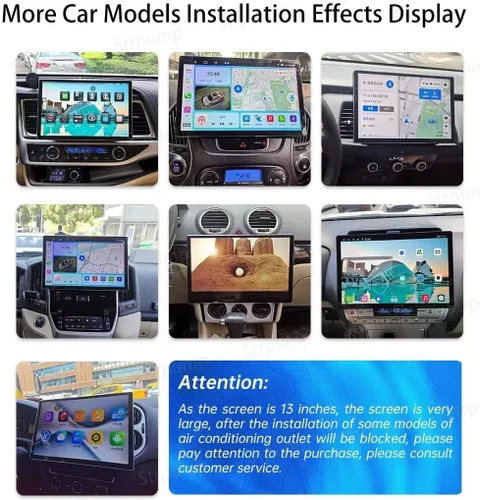 Vista 9 de 13.1 "2+32GB Android 12 Radio estéreo para coche Mazda 5 2005 ~ 10 navegación GPS Carplay Android Auto DSP WiFi 4G 2K 1920 * 1200 IPS BT