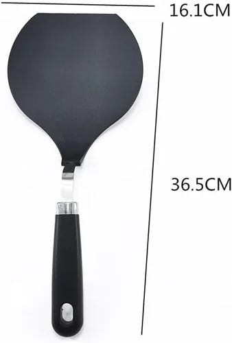 Vista 2 de DOITOOL Espátula para tartas, espátula para pizza, espátula de nailon, espátula ancha para panqueques, espátula de cáscara de pizza, espátula