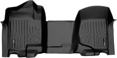 Vista 10 de MAXLINER - Juego de alfombrillas de suelo de ajuste personalizado de 2 filas compatibles con Chevrolet Silverado 1500 2007-2013