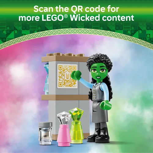 Vista 6 de LEGO Glinda la Malvada, Elphaba y Nessarose en el Edificio de la Universidad de Shiz Juguetes - Regalos para Cumpleaños - Juguetes de El Brujo