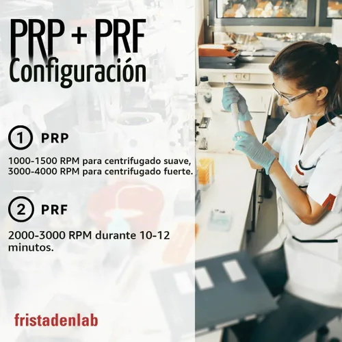 Vista 7 de Fristaden Lab Centrífuga PRP/PRF 500-5000 RPM 6x15 mL