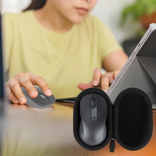 Vista 9 de Funda compatible con Logitech Signature M650 / M550 - Mouse de manos pequeñas a medianas (grafito)