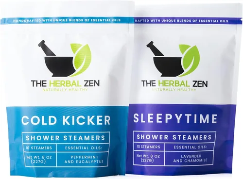 Vista 10 de Set de regalo de vaporizador de ducha de aromaterapia, regalo de Navidad, relleno de calcetines para adultos, fabricado en Estados Unidos, tabletas