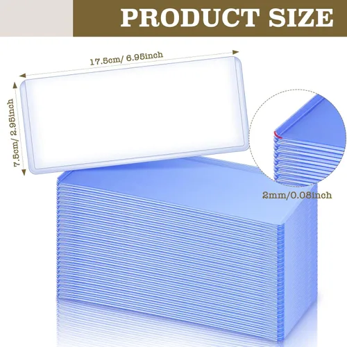 Vista 3 de Yexiya 600 soportes para billetes de dólar de PVC, fundas protectoras transparentes para billetes, 6.9 x 2.95 pulgadas