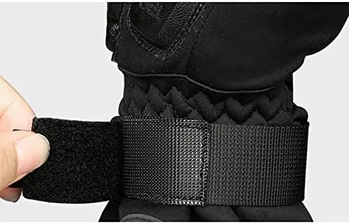 Vista 7 de WSSBK - Guantes de ciclismo de invierno, con almohadilla de gel, térmicos, para hombres y mujeres, para deportes al aire libre, guantes de esquí