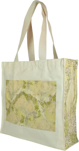 Vista 10 de Komociya Bonita bolsa de lona estética para mujer, bolsa de mano con cremallera, bolsa de hombro para el trabajo, universidad, viajes