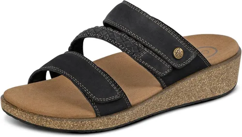 Vista 8 de Orthofeet Sandalias ortopédicas Carrie de cuero ajustable para mujer