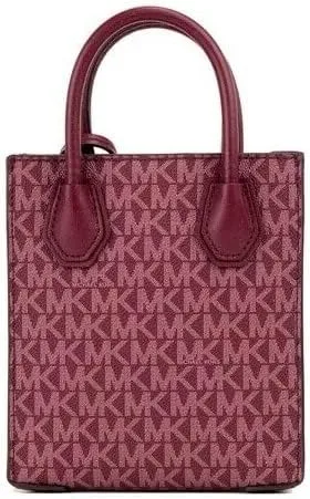 Vista 2 de Michael Kors Mercer - Bolso bandolera de cuero granulado extra pequeño