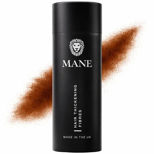 Vista 18 de Mane Fibras de construcción del cabello para mujeres y hombres, para cabello fino y delgado, peinado más grueso y completo, oculta las manchas Negro