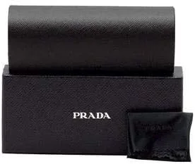 Vista 5 de Prada PR 55VV - Lentes para hombre color dorado pálidonegro 55