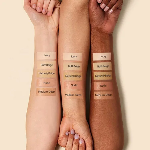 Vista 4 de Cojín de aire de cabeza de hongo CC Cream Strong Concealer, Buff Beige