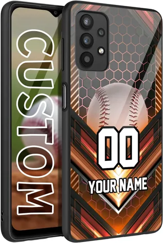 Vista 12 de Funda de goma personalizada con diseño de bandera de Estados Unidos con número de nombre para Samsung Galaxy América Fuego