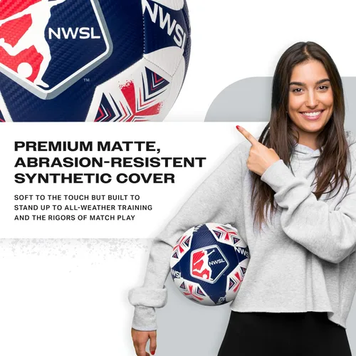 Vista 5 de Franklin Sports - Pelotas de fútbol del equipo NWSL - Pelotas de fútbol para niños + adultos - Pelotas de fútbol para niños + niñas - Pelota