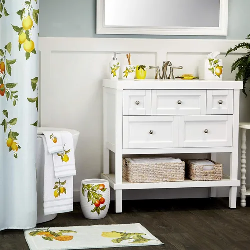 Vista 6 de Vern Yip by SKL Home Citrus Grove - Porta cepillos de dientes, color blanco