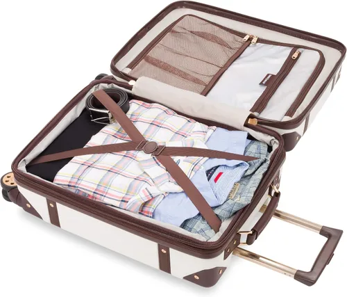 Vista 9 de SwissGear 7739 - Maletín rígido con ruedas giratorias, Blanco, 7739 Maletero rígido con ruedas giratorias