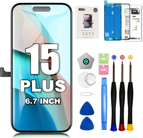 Vista 23 de EFAITHFIX para iPhone 11 Reemplazo de pantalla LCD de 6.1 pulgadas, ensamblaje de marco, pantalla LCD y digitalizador de pantalla táctil 3D con kit
