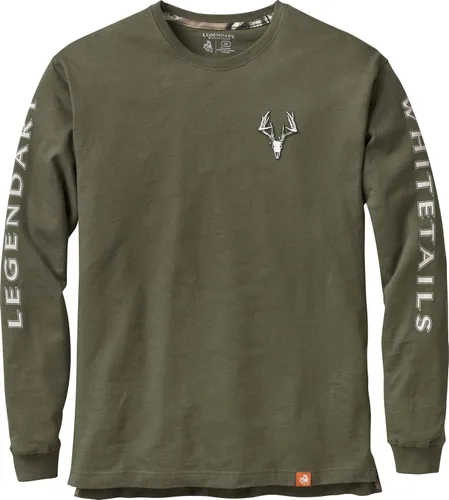 Vista 20 de Legendary Whitetails Camiseta de manga larga para hombre con diseño gráfico, 100% algodón preencogido de alta calidad Negro