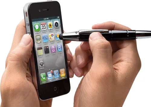 Vista 4 de WEDO Pioneer 2-in-1 Stylus Touch Pen - Negro (tinta azul)
