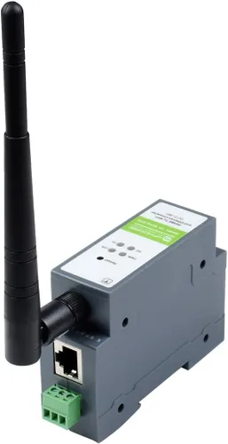 Vista 2 de Waveshare RS485 a WiFi/Ethernet Serial Server, Modbus MQTT Gateway, Montaje en carril, Tamaño compacto, Puerta de enlace industrial, Placa base