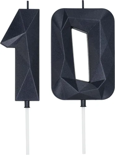 Vista 108 de DERVENTA Vela Grande de Cumpleaños Número 3D Verde Luminoso de 3.7 Pulgadas Celebración de Fiesta Aniversario Decoración Adorno para Pastel 1 Pieza