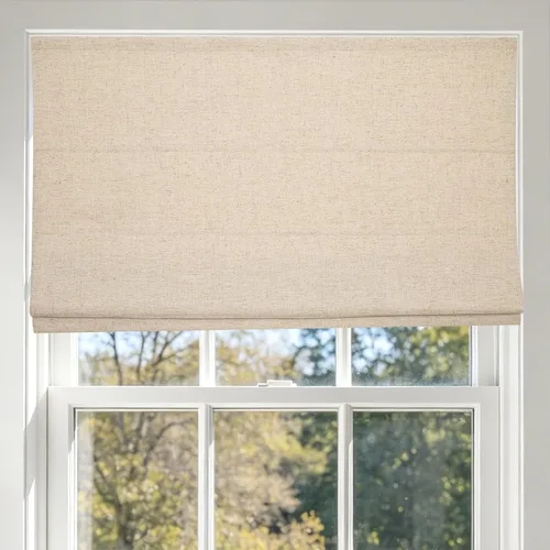 Vista 9 de Sunbox Persianas romanas sin cordón, de tela para oscurecer la habitación, persianas romanas para ventanas, puertas, puertas francesas, ventanas