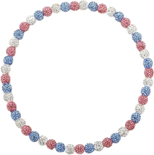 Vista 25 de Collar de Cadena de Béisbol con Perlas para Hombres, Regalos de Collar de Béisbol de la Colección Bling Ice para Niños, Collar de Accesorios