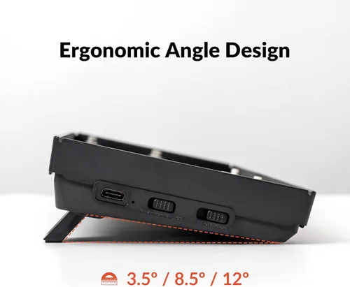 Vista 7 de Keychron K6 Pro Teclado mecánico inalámbrico personalizado versión barebone, macro programable QMKVIA, diseño 65% intercambiable en caliente