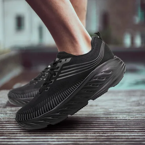 Vista 5 de Zapatos de acero extra anchos para hombre, zapatos de seguridad para hombre, zapatos de seguridad indestructibles para trabajo de construcción