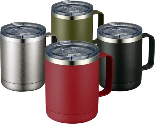 Vista 26 de MEWAY - Taza de café con asa, vaso térmico