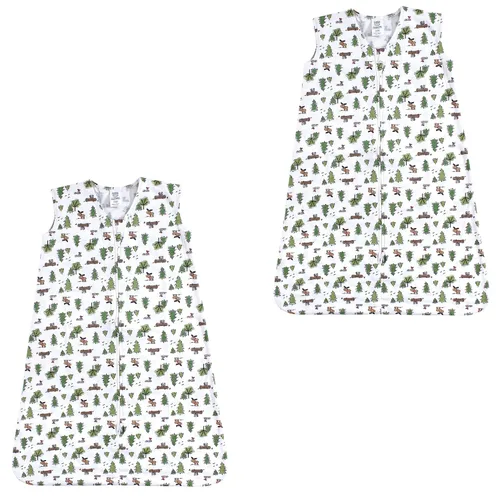 Vista 43 de Luvable Friends - Saco de dormir para bebé sin mangas, diseño unisex, Saco de dormir de algodón sin mangas, saco de dormir, manta, 0-6 meses