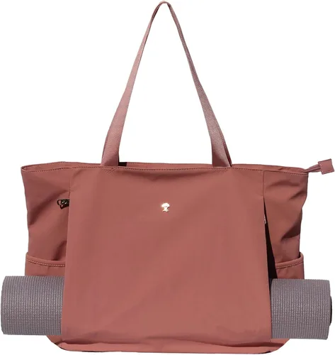 Vista 20 de Bolsa para esterilla de yoga ESVAN, bolsa de mano para yoga, bandolera para esterilla de yoga, bolsa de transporte para oficina, yoga, pilates
