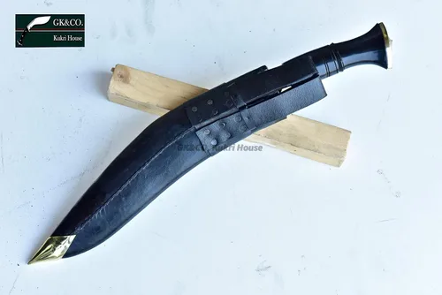 Vista 9 de GK&CO. Kukri House Genuino Kukri/Khukuri-13 Jungle o PRI Tipo British Gorkhas Issue, Auténtico Khukuri - Mango hecho a mano Nepal..