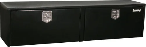 Vista 21 de Buyers Products 1703349 - Caja de acero negro para debajo de la carrocería con pestillo de mango en T, 14 x 12 x 18 pulgadas, caja de herramientas