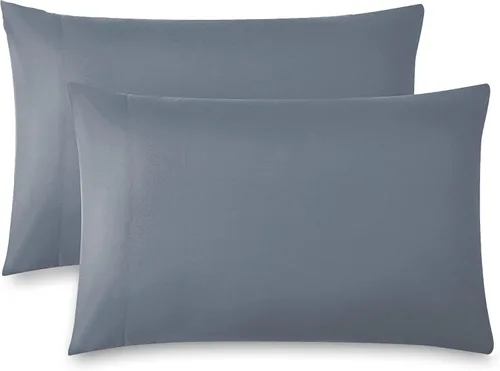 Vista 36 de Southshore Fine Linens® - Vilano® Springs - Par de fundas de almohada plisadas, color negro, estándar (Queen)