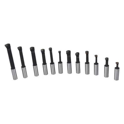 Vista 4 de Juego de barras de mandrinar de 3/4 "C6 12 piezas de barras con punta de carburo 3/4" herramienta de torno de vástago