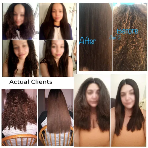 Vista 7 de Tratamiento de Queratina Blowout profesional grande juego diseñado específicamente para grueso, negro, africano, Dominicana y rizado brasileño tipos