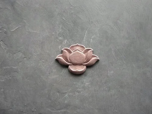 Vista 5 de Silicone Mold Lotus Furniture Applique Lotus Mold Decorative Lotus Resin Onlay Mould Furniture Decor Molding Resin Molds Lotus flower