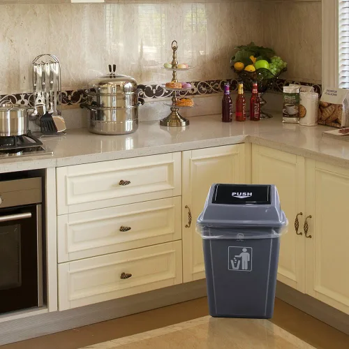 Vista 5 de Idotry - Bolsas de basura transparentes para cocina, 8 galones, 100