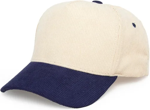 Vista 10 de Funky Junque Blank Corduroy Snapback Hat naranja/beige