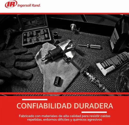 Vista 4 de Ingersoll Rand Llave de impacto neumática 215G 3/8", par máximo de 160 pies-libras, empuñadura de pistola